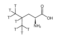 L-亮氨酸-[3,4,5-3h(n)]结构式