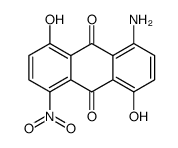 1-amino-4,8-dihydroxy-5-nitroanthraquinone Structure