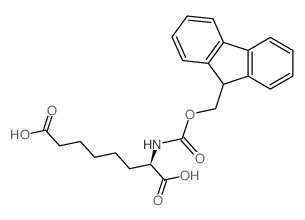 FMOC-D-2-氨基辛二酸结构式