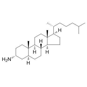 3-α-氨基胆甾烷(3AC)结构式