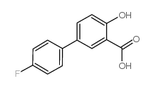 4-氟-4-羟基-联苯-3-羧酸结构式