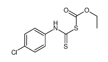 ethyl (4-chlorophenyl)carbamothioylsulfanylformate Structure