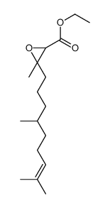 ethyl 3-(4,8-dimethylnon-7-enyl)-3-methyloxirane-2-carboxylate结构式