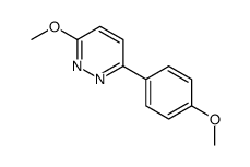 3-Methoxy-6-(4-methoxyphenyl)pyridazine结构式