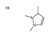 1,2,3-trimethyl-1,3-dihydropyrazol-1-ium,iodide结构式