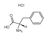 L-phenylalanine hydrochloride结构式