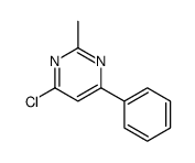 4-氯-2-甲基-6-苯基嘧啶结构式