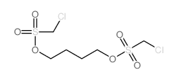 Methanesulfonic acid,chloro-, 1,4-butanediyl ester (9CI)结构式