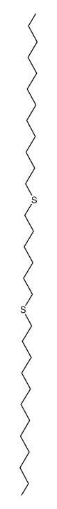 1,6-bis-dodecylmercapto-hexane Structure