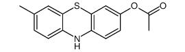 3-acetoxy-7-methyl-10H-phenothiazine Structure