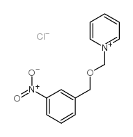 N-(3-硝基苄氧基甲基)吡啶鎓氯化物结构式