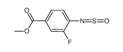methyl 3-fluoro-4-(N-sulfinyl)aminobenzoate Structure