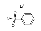 lithium benzenesulphonate Structure