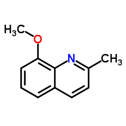 8-Methoxy-2-methylquinoline Structure