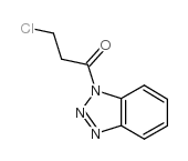 1-(2-氯乙基羰基)-1H-苯并三唑结构式