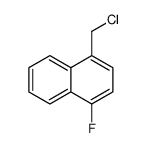 1-(Chloromethyl)-4-fluoronaphthalene Structure
