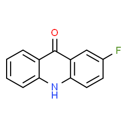 9(10H)-ACRIDINONE, 2-FLUORO-结构式