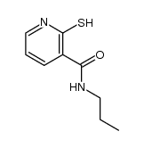 2-mercapto-N-propylnicotinamide Structure