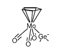 (η5-C5H5)Mo(CO)3GeMe3 Structure