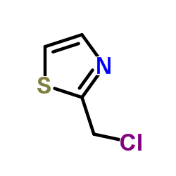 2-氯甲基噻唑结构式