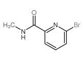 6-溴-N-甲基吡啶甲酰胺结构式