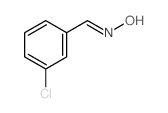 (NZ)-N-[(3-chlorophenyl)methylidene]hydroxylamine structure