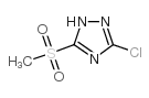 3-氯-5-甲烷磺酰基-1H-[1,2,4]噻唑结构式