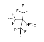 1,1,1,3,3,3-hexafluoro-2-nitroso-2-trifluoromethyl-propane Structure