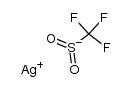 silver trifluoromethanesulfinate Structure