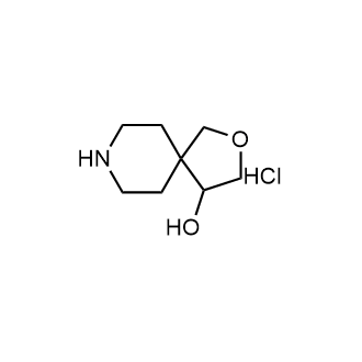 2-氧杂-8-氮杂螺环[4.5]癸-4-醇盐酸盐结构式