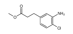 methyl 3-(3-amino-4-chlorophenyl)propanoate结构式