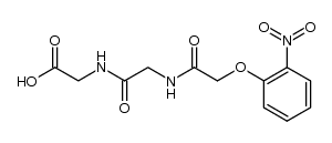 N-{N-[(2-nitro-phenoxy)-acetyl]-glycyl}-glycine结构式