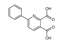 6-phenyl-2,3-pyridinedicarboxylic acid Structure