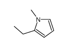 2-ethyl-1-methylpyrrole结构式