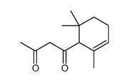 1-(2,6,6-trimethyl-2-cyclohexen-1-yl)butane-1,3-dione结构式