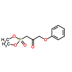 (3-苯氧基-2-氧代脯氨酰基)膦酸二甲酯结构式