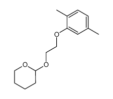 2-(2-(2,5-dimethylphenoxy)ethoxy)tetrahydro-2H-pyran Structure