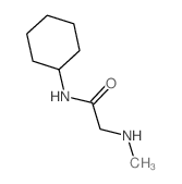 N-Cyclohexyl-2-(methylamino)acetamide Structure
