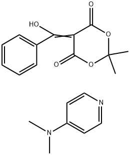 benzoic acid-meldrum's acid adduct, dmap salt Structure