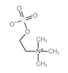 Choline, hydroxide, hydrogen sulfate, inner salt结构式