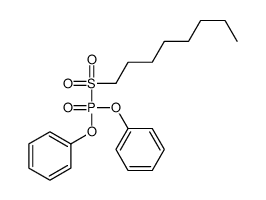 [octylsulfonyl(phenoxy)phosphoryl]oxybenzene Structure