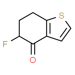 Benzo[b]thiophen-4(5H)-one,5-fluoro-6,7-dihydro-结构式