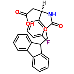 Fmoc-(R)-3-氨基-3-(3-氟苯基)丙酸结构式