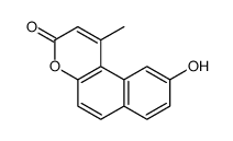 9-hydroxy-1-methylbenzo[f]chromen-3-one Structure