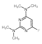 2,4-双(二甲基氨基)-6-氟嘧啶结构式