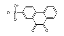 9,10-Dihydro-9,10-dioxo-2-phenanthrenesulfonic acid结构式