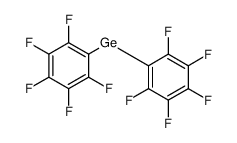 bis(2,3,4,5,6-pentafluorophenyl)germane Structure