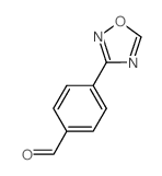 4-(1,2,4-噁二唑-3-基)苯甲醛结构式