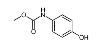 N-(4-羟基苯基)氨基甲酸甲酯结构式