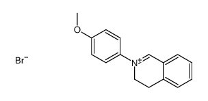 2-(4-methoxyphenyl)-3,4-dihydroisoquinolin-2-ium,bromide结构式